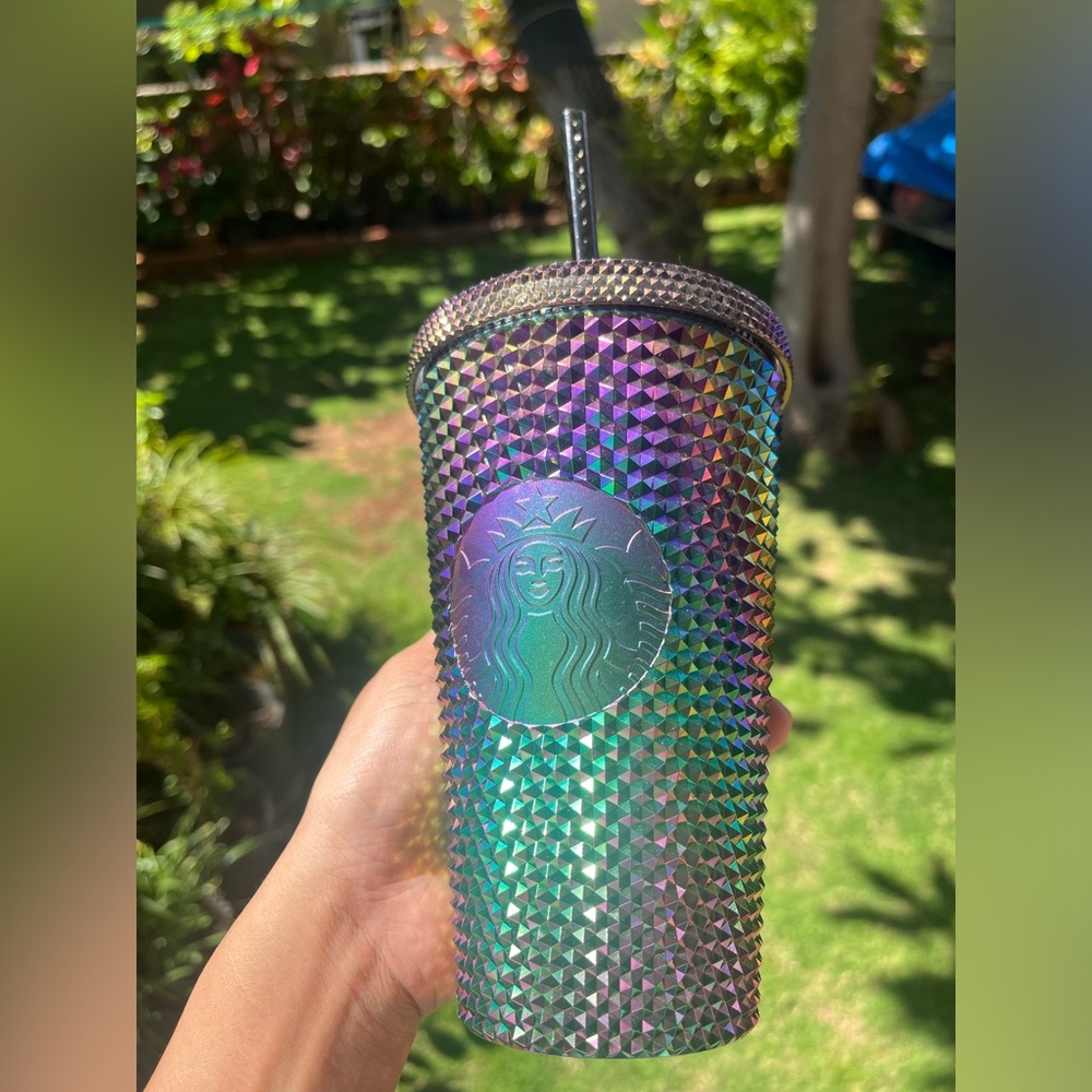 Starbucks iridescent studded cold cup grande 16oz